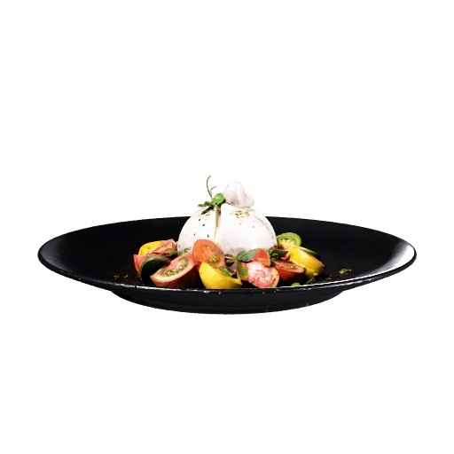 Creamy burrata with tomatoes
