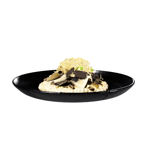 Creamy mushroom risotto, parmesan shavings & black truffle